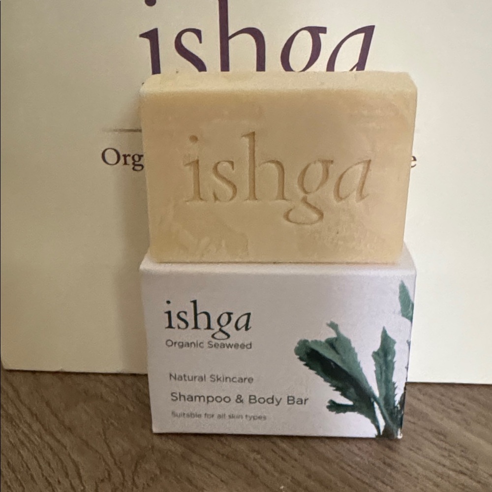 Ishga Organic Seaweed Shampoo & Body Bar